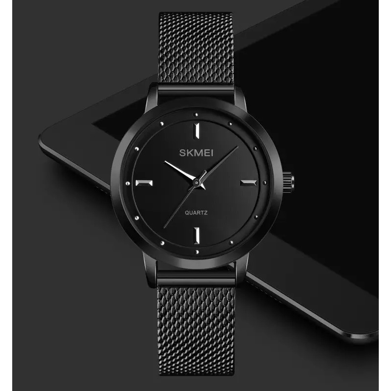 Жіночий наручний годинник Skmei 1528 Чорний