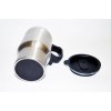 Термокухоль з підігрівом Electric Mug 12 V Сріблястий з чорним (73698839)