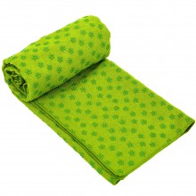 Йога рушник, килимок для йоги SP-Planeta FI-4938 183x63см мікрофібра, силікон Зелений (AN0420)