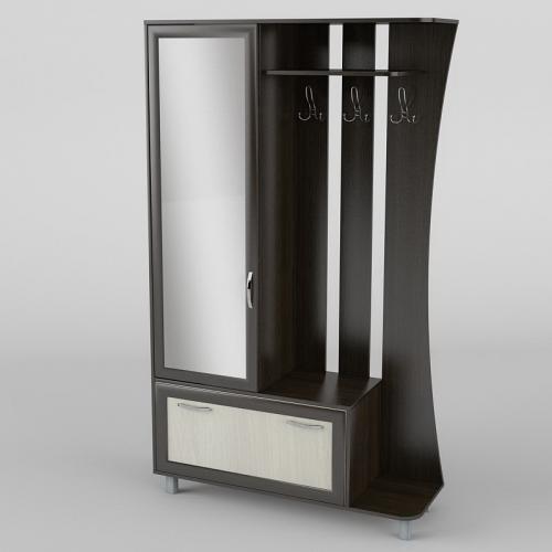 Передпокій Тиса Мебель-14 Венге Молочний 204.5x35x120 см Передпокій Тиса Мебель-14 Венге Молочний 204.5x35x120 см