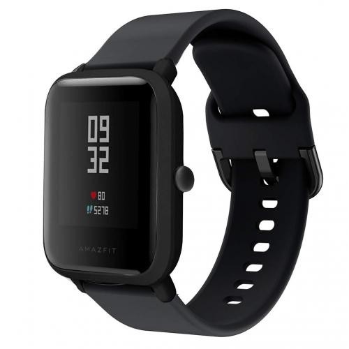 Ремінець BeWatch New силіконовий 20мм для Xiaomi Amazfit BIP Чорний (1012301) Ремінець BeWatch New силіконовий 20мм для Xiaomi Amazfit BIP Чорний (1012301)