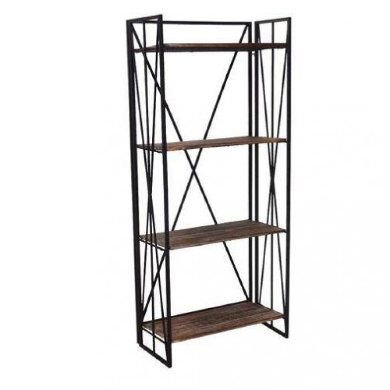 Стелаж для зберігання в стилі Loft NS-1872 1630x750x300 мм Черный