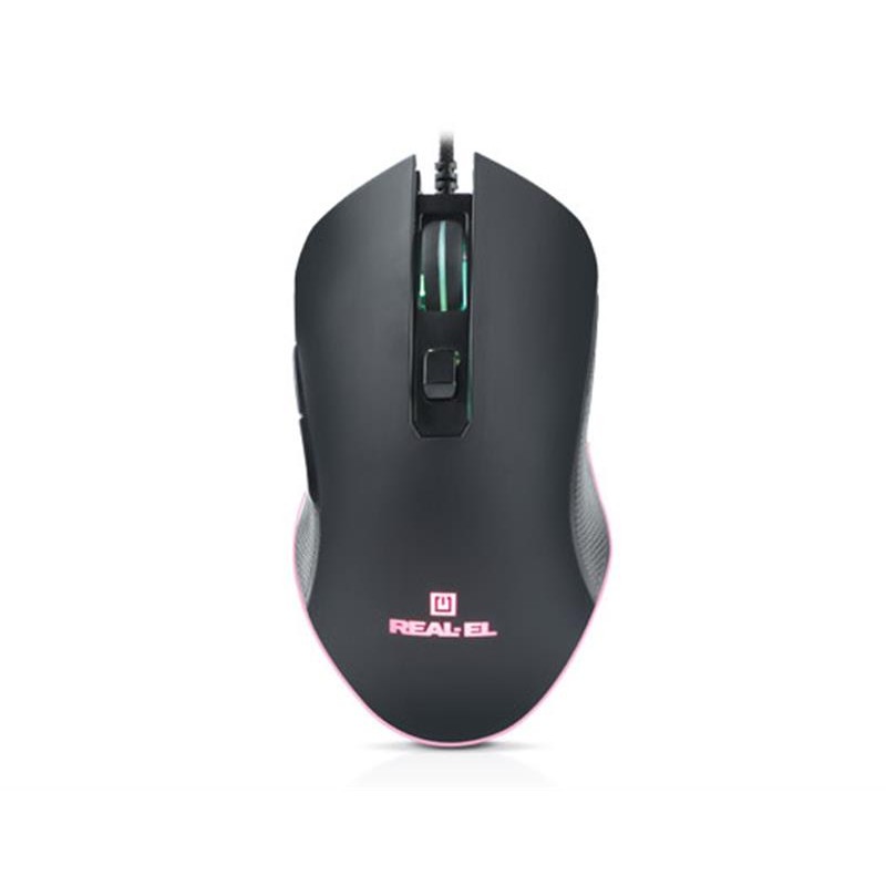 Миша REAL-EL RM-550 Black USB