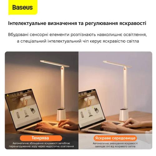 Настільна лампа BASEUS DGZG-02 3.8W White Настільна лампа BASEUS DGZG-02 3.8W White