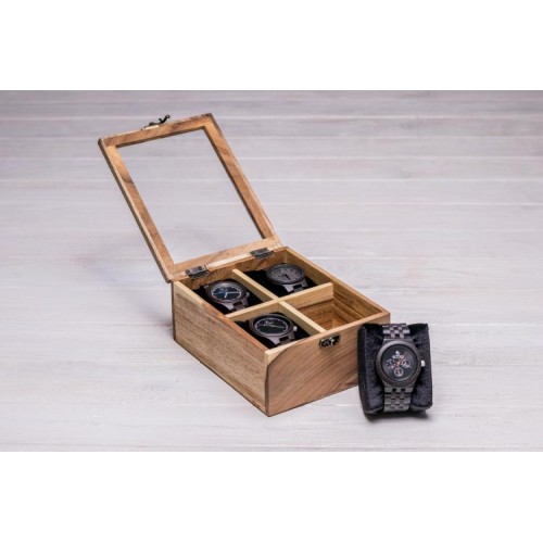 Бокс для наручного годинника ecoWalnut 8.2х18х14.1 см Бокс для наручного годинника ecoWalnut 8.2х18х14.1 см