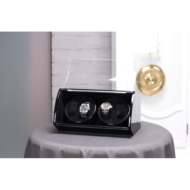 Шкатулка Salvadore для підзаводу 4 годинників MW/722/B Чорний