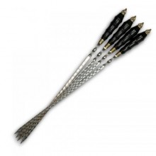 Шампура з дерев'яною ручкою Gorillas BBQ Ведмідь ручної роботи SKK57 45 см 4 шт (5429)