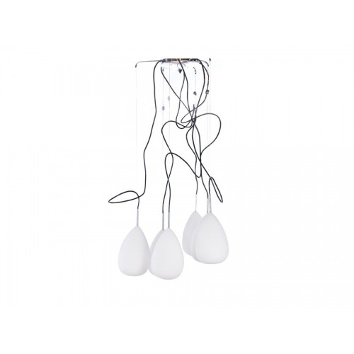 Люстра AZzardo 6 MD1016-6A CH-WH MIRAGE