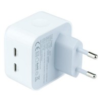 Мережевий зарядний пристрій XO L102 EU Dual QC3.0  type-C port 35W 3A White Мережевий зарядний пристрій XO L102 EU Dual QC3.0  type-C port 35W 3A White