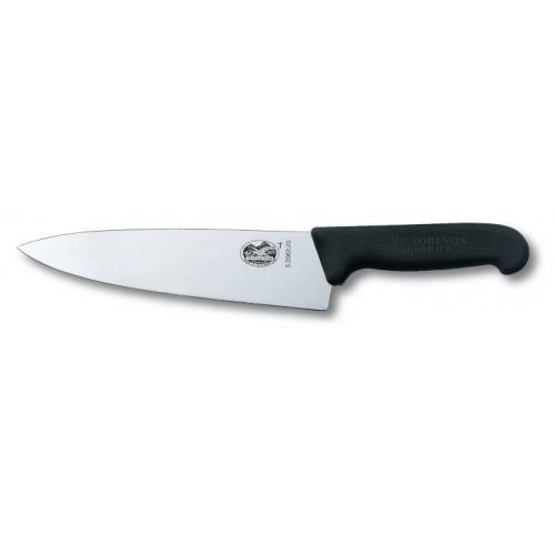 Шеф-ніж Victorinox Fibrox Carving Поварський 200 мм Чорний (5.2063.20) Шеф-ніж Victorinox Fibrox Carving Поварський 200 мм Чорний (5.2063.20)