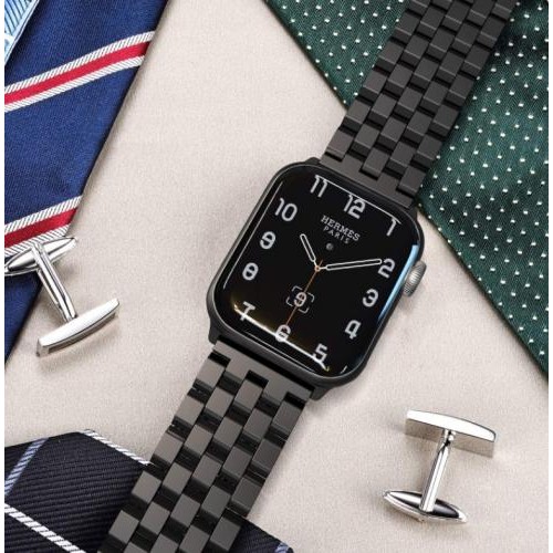 Браслет BeWatch для Apple Watch series 3 4 | 5 | 6 із шириною корпусу 38|40mm Quadro сталевий Чорний (1024401) Браслет BeWatch для Apple Watch series 3 4 | 5 | 6 із шириною корпусу 38|40mm Quadro сталевий Чорний (1024401)