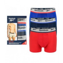 Труси-боксери Reebok Trunk Kent (3 шт.) S Black, Grey Marl, Essential Blue