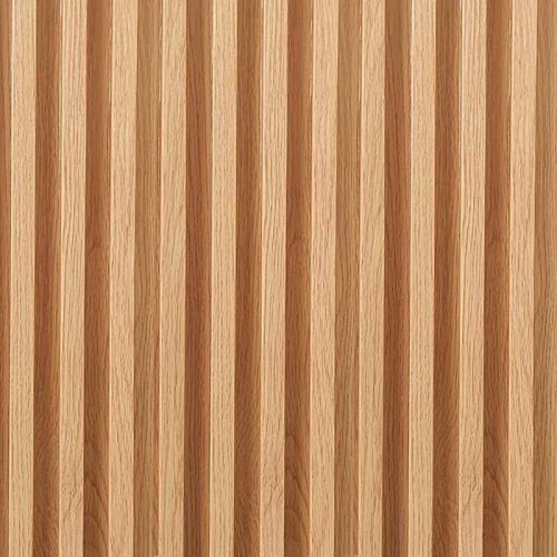 Декоративна стінова рейка Sticker Wall 160*23*3000мм (D) SW-00001526 Світло-коричнева