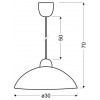 Люстра Candellux Beris Білий (31-49929)