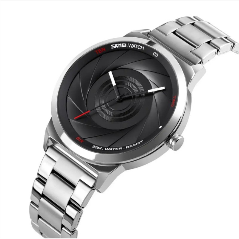 Класичний чоловічий годинник Skmei 9210 Сріблястий