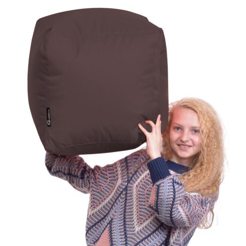 Пуф Кубик Оксфорд 40х40 Студія Комфорту Розмір Стандарт Коричневий