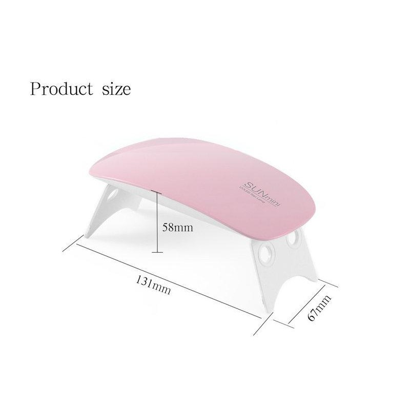 Лампа для сушіння BTB гель лаків 6W LED UF SUN mini (56169)