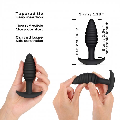 Анальна пробка Dorcel SPIRAL PLUG, діаметр 3 см, силікон в інтернет супермаркеті PbayMarket!