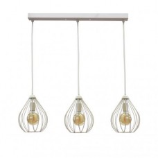 Світильник підвісний у стилі лофт на три лампи MSK Electric Kaplya NL 2229-3W