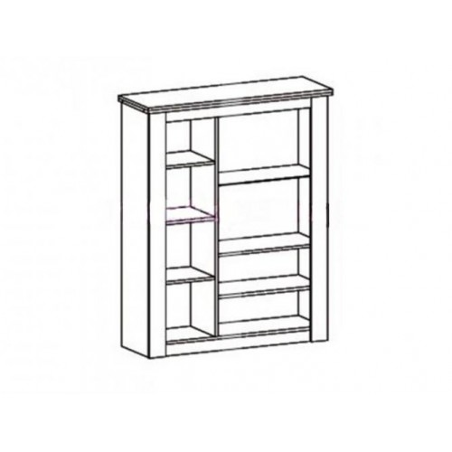 Комод-вітрина Меблі Сервіс Джорджія 2Д1В андерсон пайн Комод-вітрина Меблі Сервіс Джорджія 2Д1В андерсон пайн