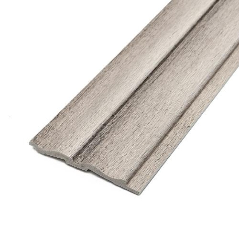 Декоративна стінова рейка Sticker Wall PS 2900x120x12 мм Сірий (SW-00002143)