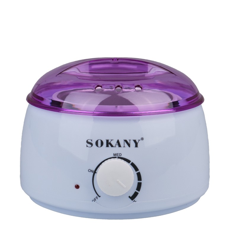 Воскоплав баночний Sokany SK-117 з терморегулятором для воску в банках таблетках і гранулах 500 мл білий (SK117W)