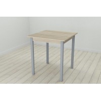 Стіл кухонний Ferrum-decor Агата 75x70x70 Сірий ДСП Сонома 16мм (AGA0060) Стіл кухонний Ferrum-decor Агата 75x70x70 Сірий ДСП Сонома 16мм (AGA0060)