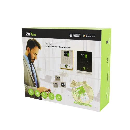 Біометричний термінал ZKTeco WL20 black зі зчитувачем відбитка пальця з Wi-Fi Біометричний термінал ZKTeco WL20 black зі зчитувачем відбитка пальця з Wi-Fi