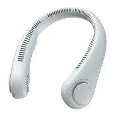 Портативний вентилятор на шию No Brand Neck Cooler з акумулятором 4000 mAh Білий (2104618524)