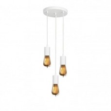 Світильник підвісний на три патрони MSK Electric Asket NL 660-3R W білий