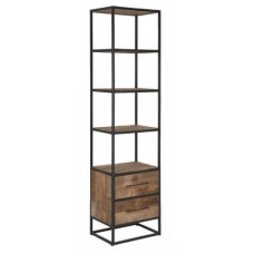 Стелаж для зберігання в стилі Loft NS-1958 2130x550x400 мм Черный