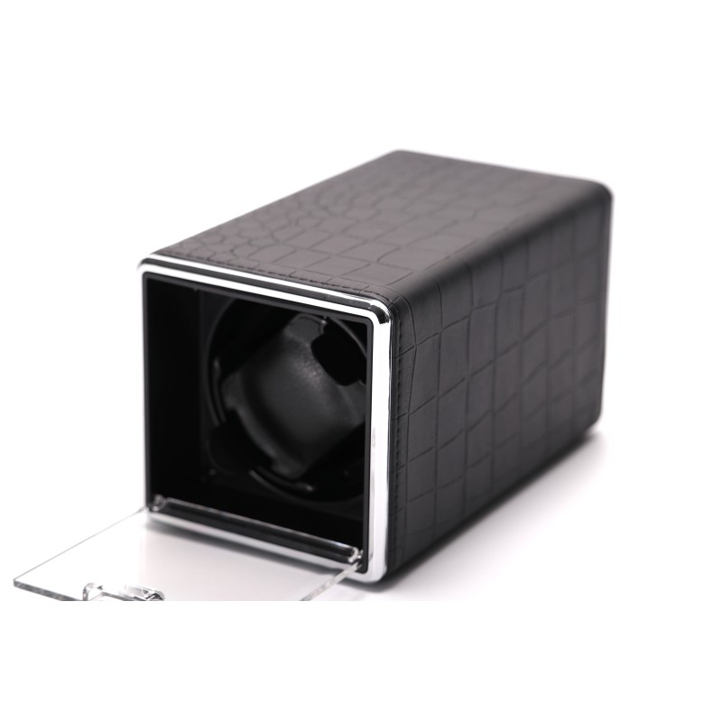 Шкатулка Salvadore для підзаводу 1 годинника JA/CROC/1301/BCL 10х10х17 см Чорний