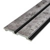 Декоративна стінова рейка Sticker Wall PS 2900x120x12 мм Сірий (SW-00001752)