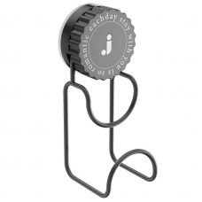 Гачок настінний на вакуумній присосці No Brand 14.5х5.8 см Чорний (GACHOK-BLK-1304)