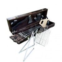 Набір шампурів ПАНТЕРА Gorillas BBQ в дерев'яній коробці Набір шампурів ПАНТЕРА Gorillas BBQ в дерев'яній коробці