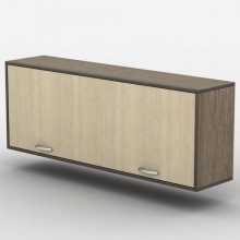 Полиця навісна Тиса Мебель ПН-14 Венге Дуб молочний 400x300x1350 мм