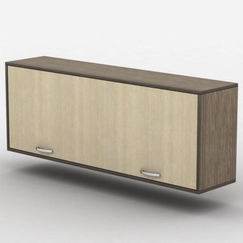 Полиця навісна Тиса Мебель ПН-14 Венге Дуб молочний 400x300x1350 мм