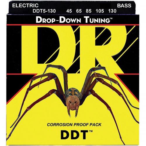Струни для бас-гітари DR DDT5-130 Drop-Down Tuning Medium Bass 5-Strings 45/130 Струни для бас-гітари DR DDT5-130 Drop-Down Tuning Medium Bass 5-Strings 45/130