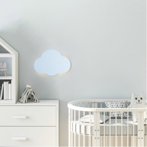 Настінний світильник TK Lighting Cloud 38x4.5 см Блакитний (TK4966)