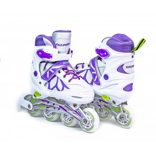 Ролики Scale Sports розмір 29-33 White-Violet (LF 601A-S-1) Ролики Scale Sports розмір 29-33 White-Violet (LF 601A-S-1)