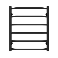 Рушникосушарка водяна Трапеція П6 500х600 Deffi Чорний (C.TR.60.50.6.B.A)