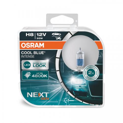 Комплект галогенових ламп Osram H8 Cool Blue Intense Next Gen 2 шт (64212CBN-HCB) в інтернет супермаркеті PbayMarket!