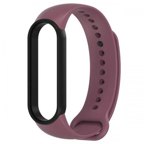 Ремінець MiJobs Double Color для Xiaomi Mi Band 5/6 Grape Ремінець MiJobs Double Color для Xiaomi Mi Band 5/6 Grape