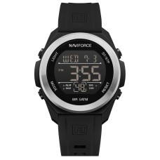 Наручний годинник чоловічий NaviForce Run Чорний (3520)
