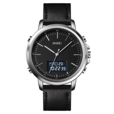Чоловічий спортивний наручний годинник Skmei 1652 Сріблястий