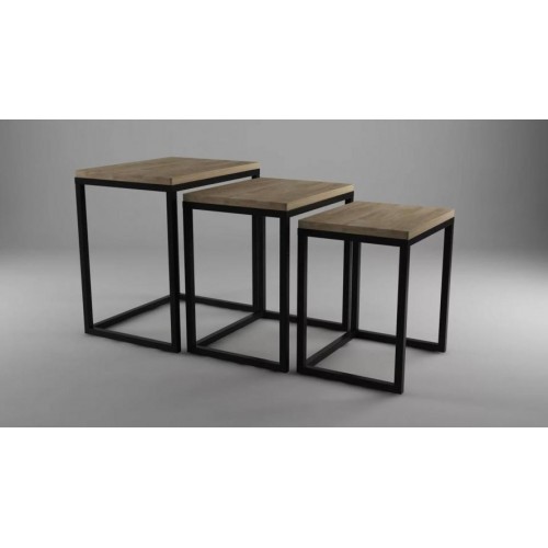 Набір металевих табуреток GoodsMetal у стилі лофт 