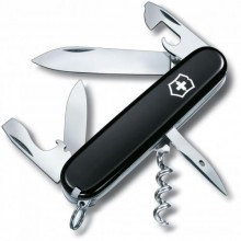 Швейцарський складаний ніж Victorinox Spartan 91 мм 12 функцій Чорний (1.3603.3B1)