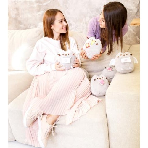 Набір м'яких іграшок S&T Pusheen cat з кексом 23х25 см та 12х15 см (vol-9989) Набір м'яких іграшок S&T Pusheen cat з кексом 23х25 см та 12х15 см (vol-9989)