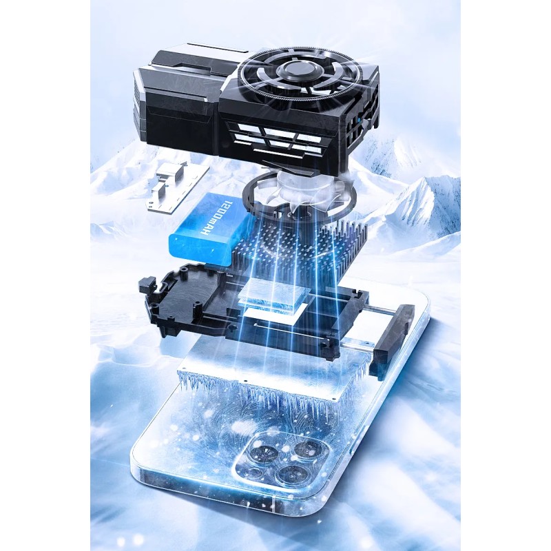 Напівпровідниковий радіатор-вентилятор із батареєю 1200 mAh (кулер) для смартфона MEMO PUBG Mobile DL-A 05