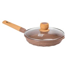 Сковорода універсальна алюмінієва з антипригарним покриттям MGC 24 см Коричневий (HP-4-423CO)